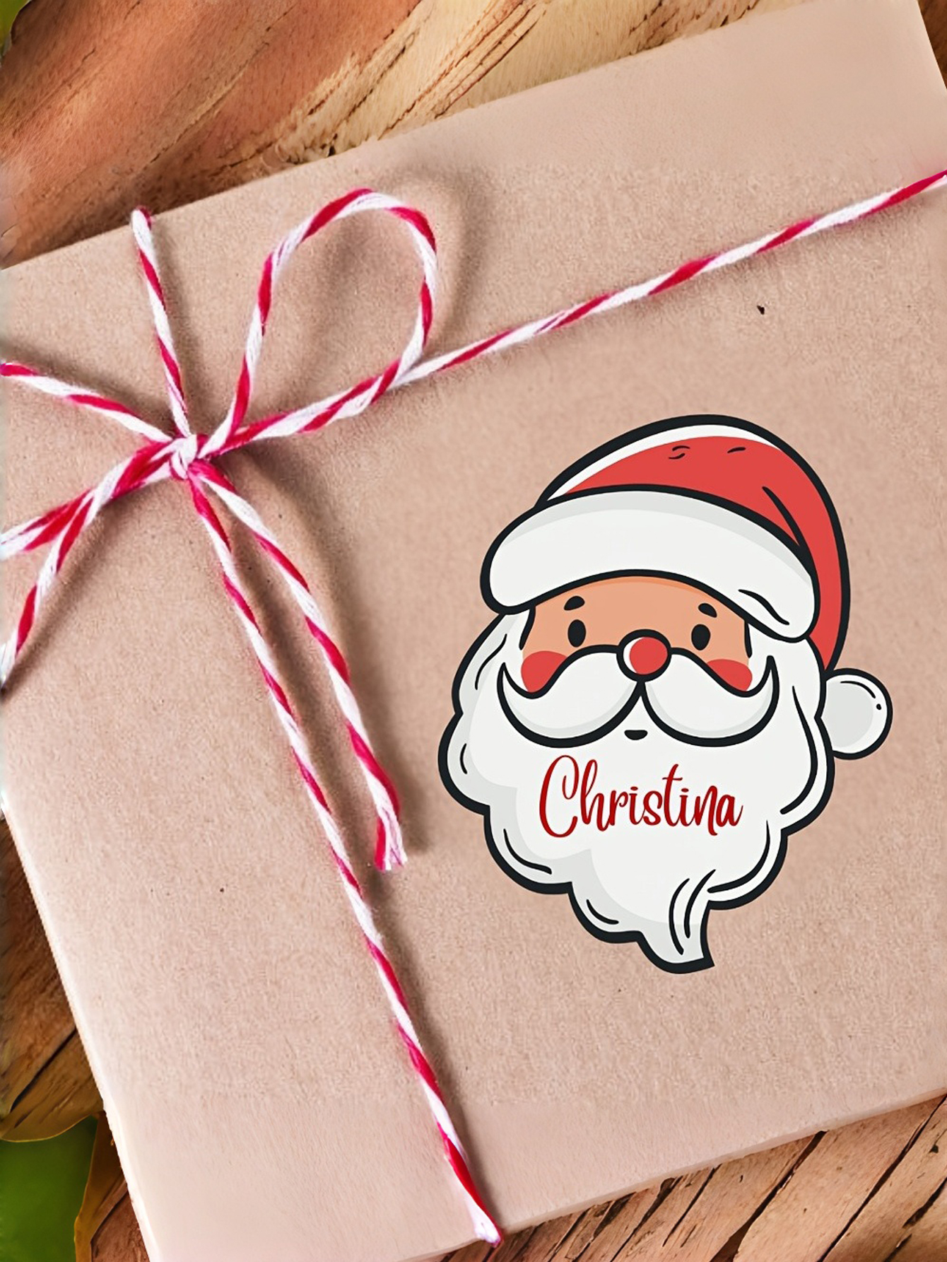 Custom Christmas Gift Stickers - Personalized Name Tags, Merry Christmas Labels, Elegant and Adorable Holiday Decorations